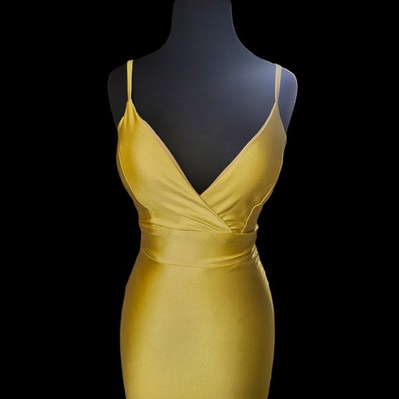 Jessica Angel Satin Jersey Stretch Mermaid Dress - Picture 3 of 6